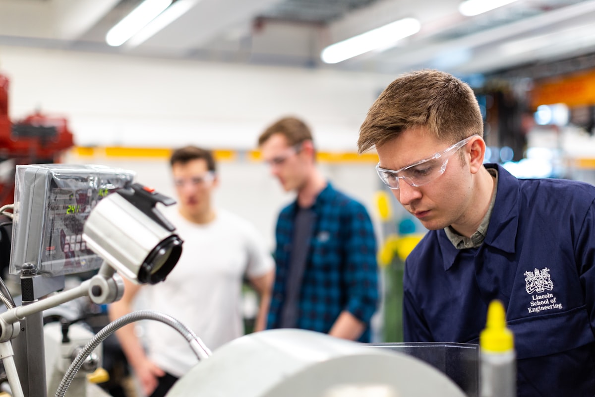 Automated robotic systems in smart manufacturing line